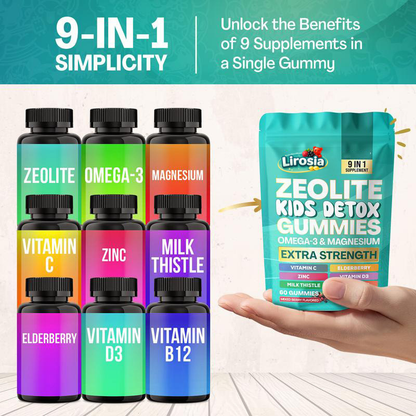 Lirosia - Kids Detox & Multivitamin Gummies