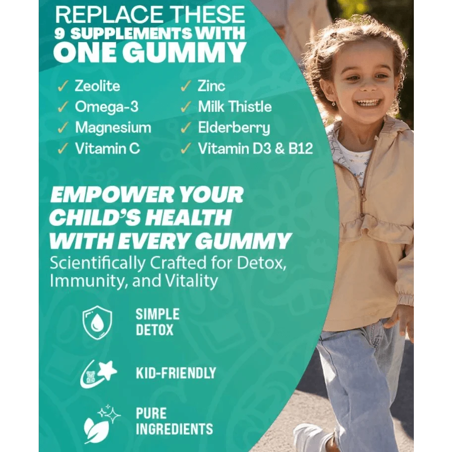 Lirosia - Gomitas desintoxicantes y multivitamínicas para niños