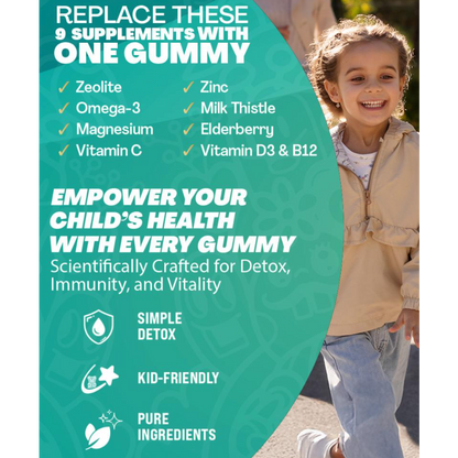 Lirosia - Kids Detox & Multivitamin Gummies